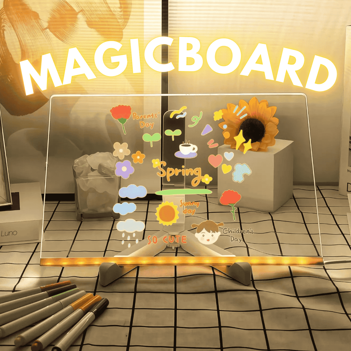 MagicBoard – Where Creativity Lights Up! – HelloLuno